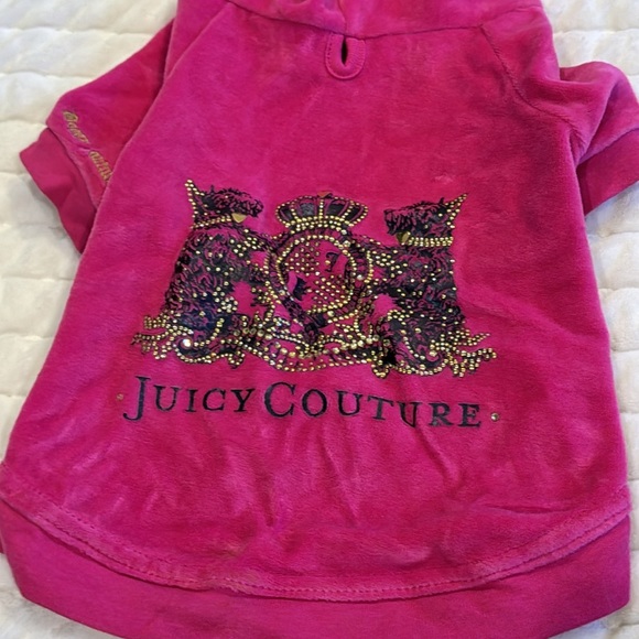Adorable Juicy Couture dog track jacket- accepting offers💜 - Picture 2 of 7